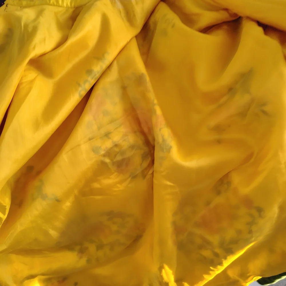 Vintage Floral Embroidered Silk Kimono - Picture 12 of 12